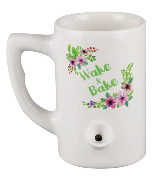 Wake and Bake / Roast & Toast - Ceramic Mug Pipe
