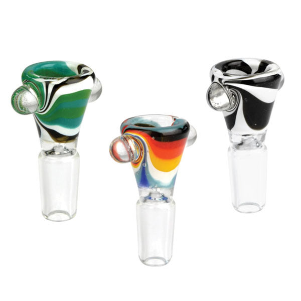 Linework Herb Slide - 14mm Male / Assorted Colors