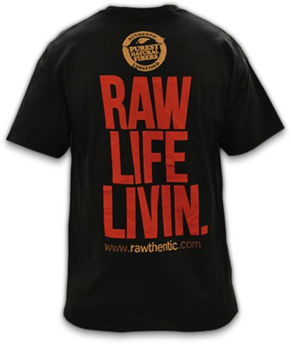 Raw T-Shirt -  Black or Tan