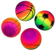 Rainbow 9 Inch Assorted Sports Balls