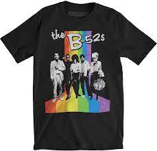 B-52's Retro Rainbow Tee Shirt