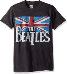 The Beatles Distressed British Flag Tee