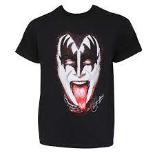 Kiss Tongue Shirt Black
