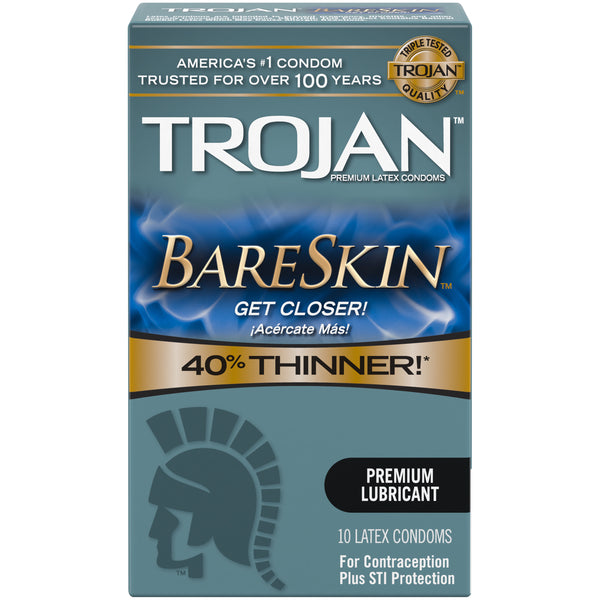 Trojan BareSkin Condoms -  Box of Ten