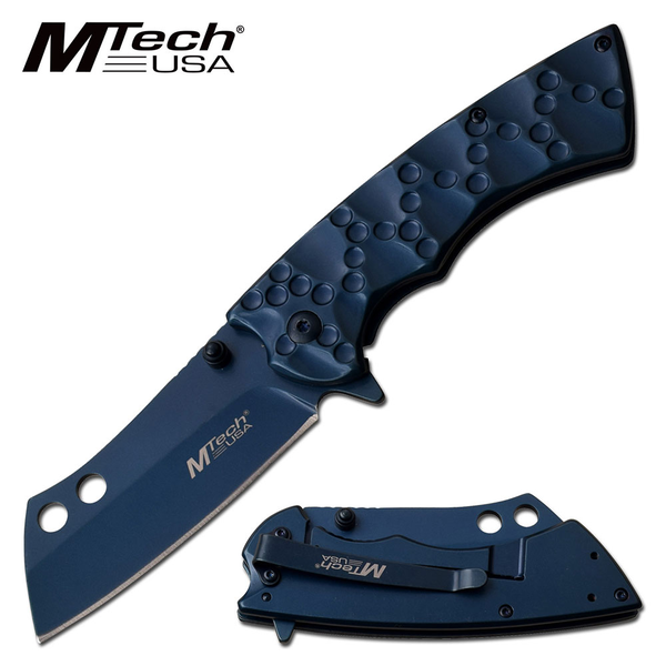 Mtech Usa Spring Assisted Knife Blue