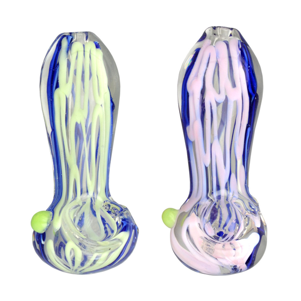 Worked Slime Swirl Hand Pipe