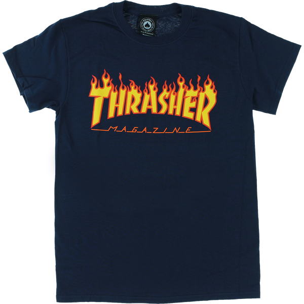 Thrasher Flame Logo T-shirt - Size MD