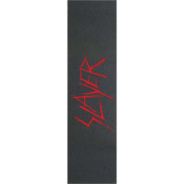 Diamond Supply Co X Slayer Scratch Logo Black / Red Griptape - 9" x 33"
