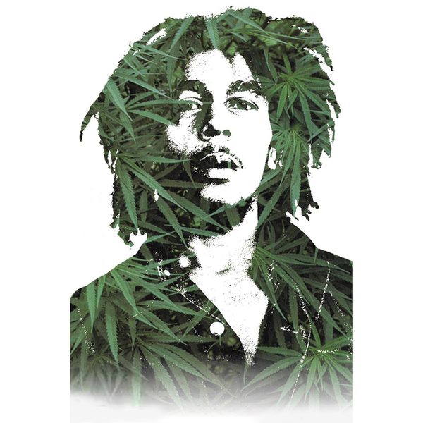Bob Marley Leaves Poster - 24"x 36"