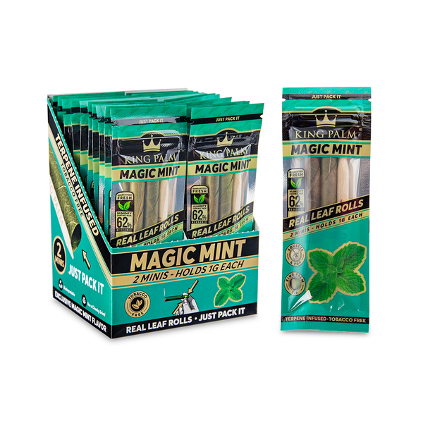 King Palm — Magic Mint — 2 Mini Rolls