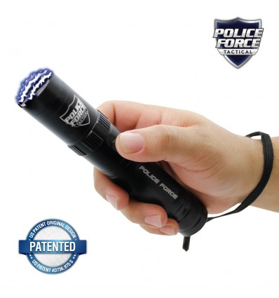 Police Force 9,200,000 Tactical Stun Flashlight Black