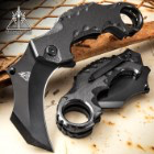 Delta Defender Assisted Opening Black Karambit Knife