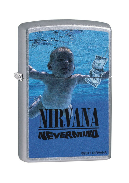 Nirvana Chrome Zippo Lighter