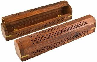 Wooden Incense Burner Box 12