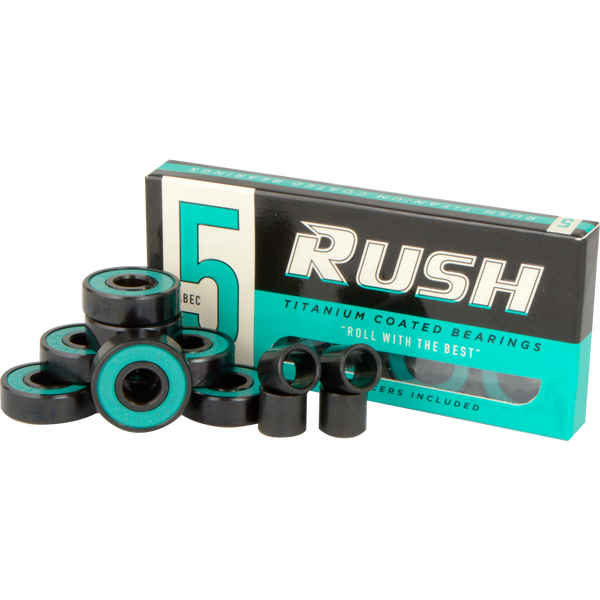RUSH ABEC-5 BEARINGS W/SPACERS Ppp