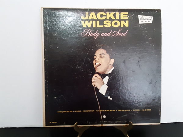 Framed Jackie Wilson Body And Soul Circa 1962 Vinyl Record