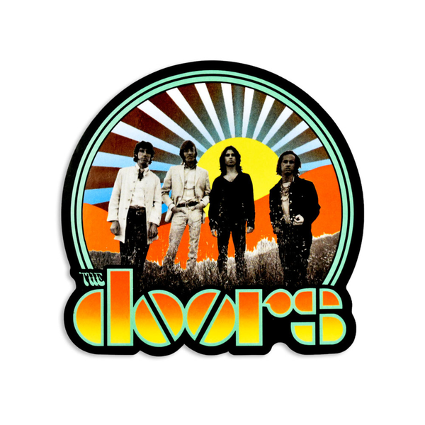 The Doors Waiting for the Sun Homage Sticker - 4.5" x 4.5"