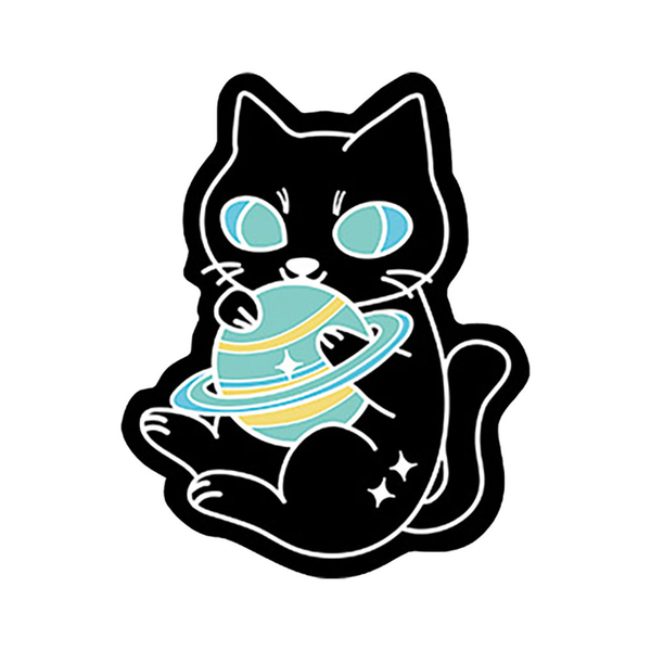 Kitty Planet Sticker