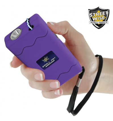 STREETWISE SMALL FRY 8,800,000* STUN GUN FLASHLIGHT PURPLE