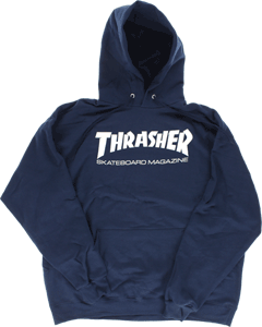 Thrasher Skate Magazine Navy Hoodie