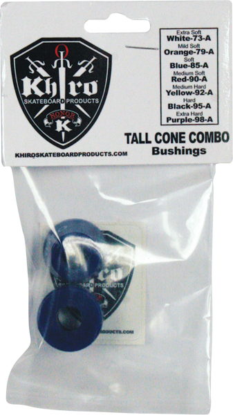 KHIRO T-CONE/L-BARREL BUSHING SET 85a SOFT BLU