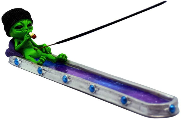 Stoner Alien in Galaxy Incense Burner