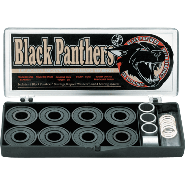 Shortys' Black Panthers ABEC 3 Bearings