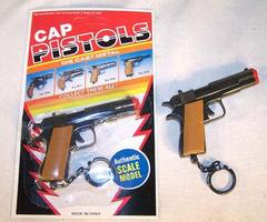 Diecast 45 Mag Key Chain Cap Gun