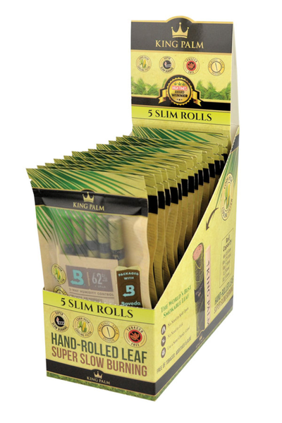 King Palm Pre-Roll Wraps - 5pk | Slim