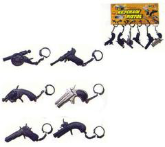 Die Cast Assorted Small Cap Gun Key Chain