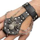 Leather Spider Chain Bracelet