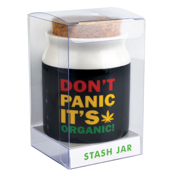 Don't Panic It's Organic Ceramic Jar - 3"