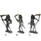 Pewter Grim Reaper Skeleton Figures