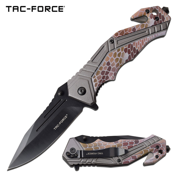 Tac-Force Camo Folding Assisted Knife