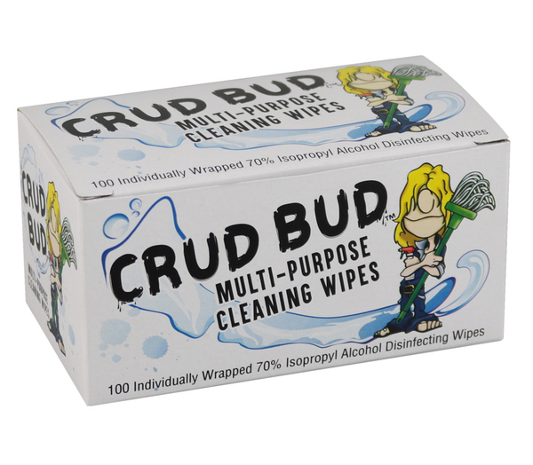 Crud Bud Multi-Purpose Cleaning Wipes - 100ct Single Packets