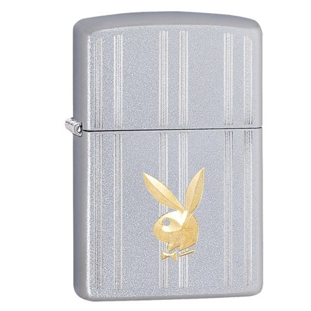 Zippo Satin Chrome Playmate Design Lighter