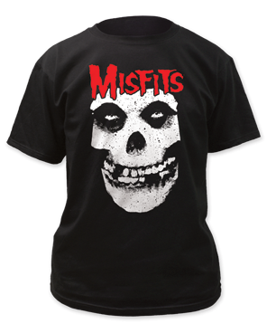 Misfits Red Logo Misfits Skull T-shirt