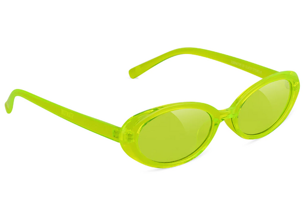 Glassy Sunglasses - Stanton Frame - Lime / Lime Green